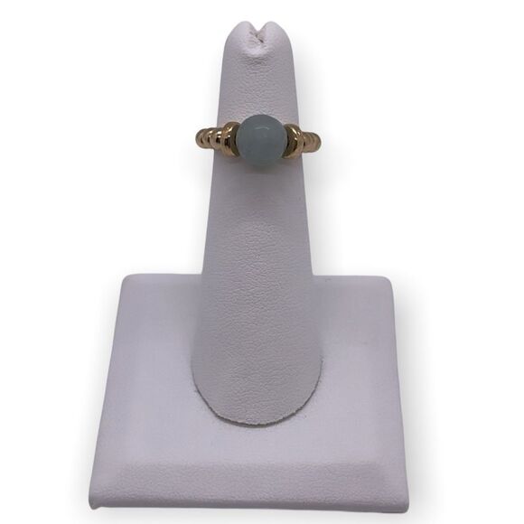 Wool + Pepper Co. Jewelry - NWT Wool + Pepper Co. Gold Crystal Beaded Ring